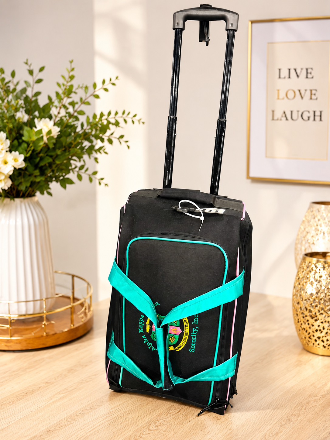 Alpha Kappa Alpha Overnighter Weekender Bag | AKA Overnight & Weekend Travel Bag