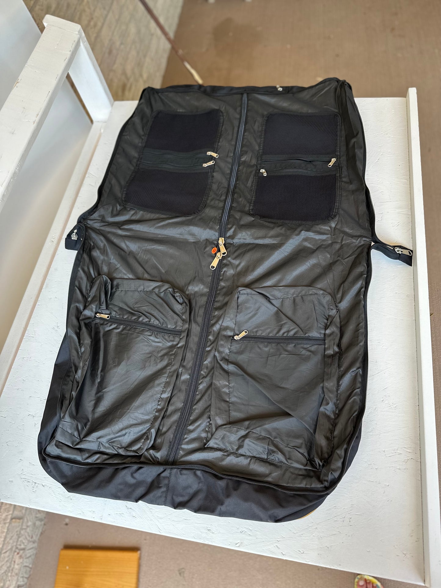 Alpha Phi Alpha Fraternity Polyester PVC Coated Garment Bag for travelling- suitable for all sort of clothing & accessories
