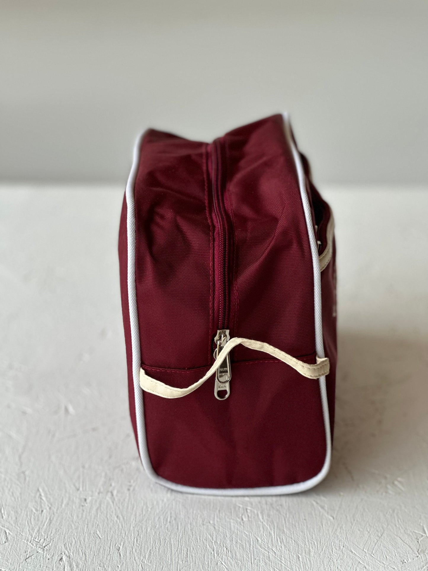 Kappa Alpha Psi Fraternity Crimson color Toiletry Bag/ Shaving/ Travel Kit Polyester PVC Coated, For Men- 'Authorized Vendor'
