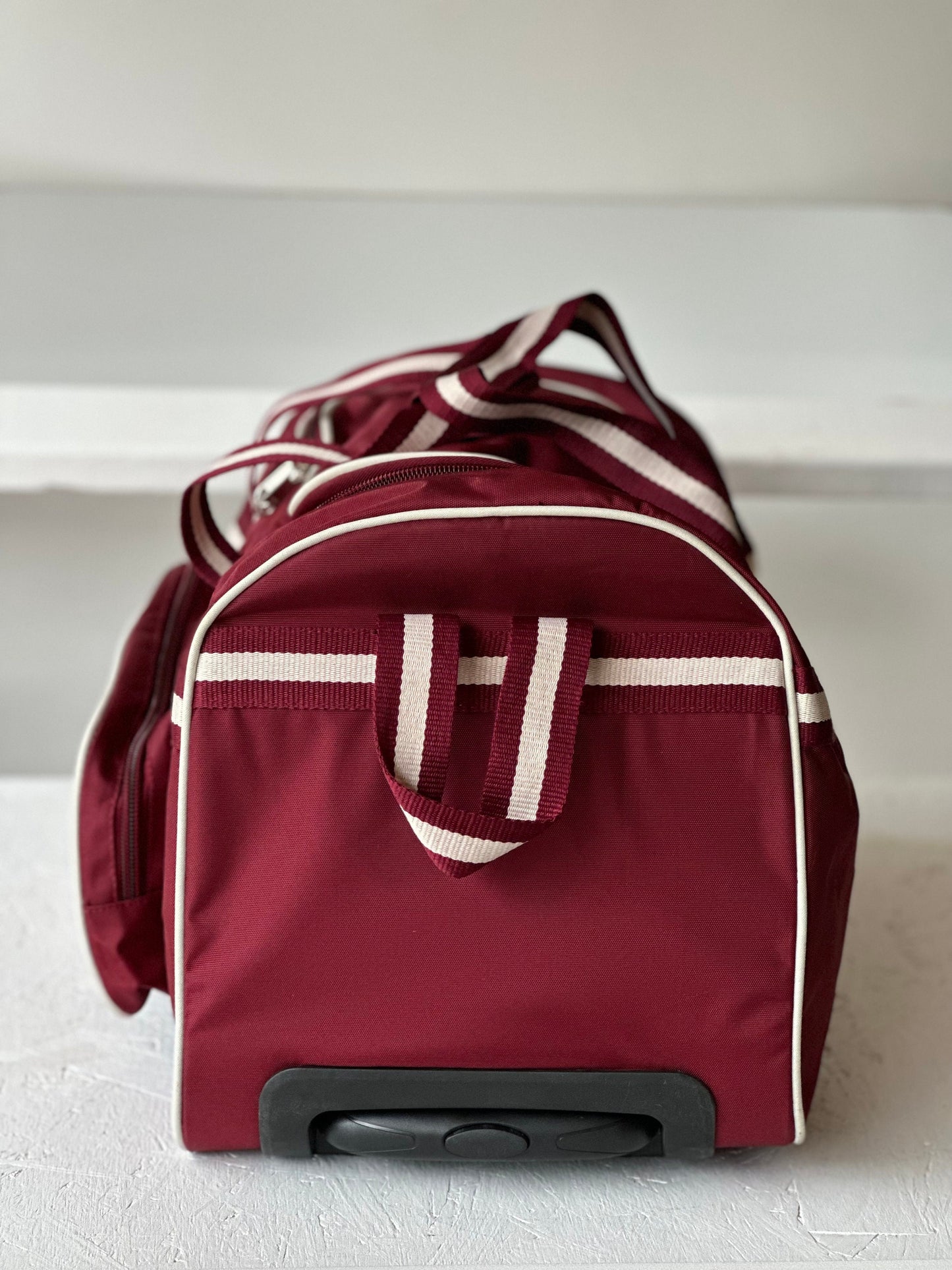 Kappa Alpha Psi (KAΨ) Fraternity crimson color Trolley/ Duffle/ Luggage Bag for travelling.- authorized vendor