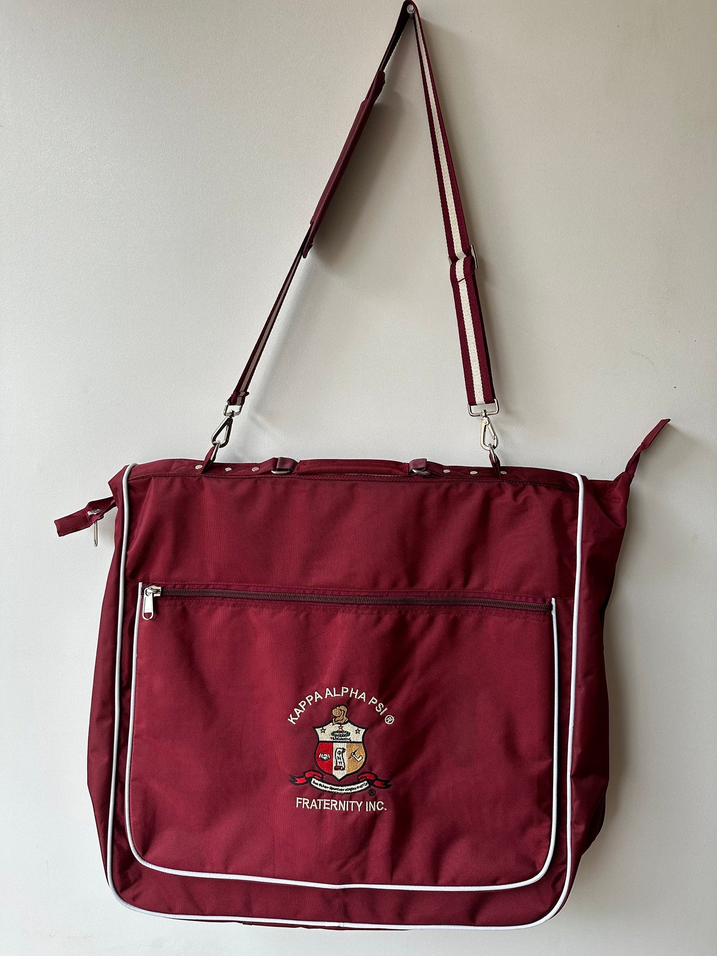 Kappa Alpha Psi Fraternity Polyester PVC Coated Garment Bag for travelling- suitable for all sort of clothing & accessories
