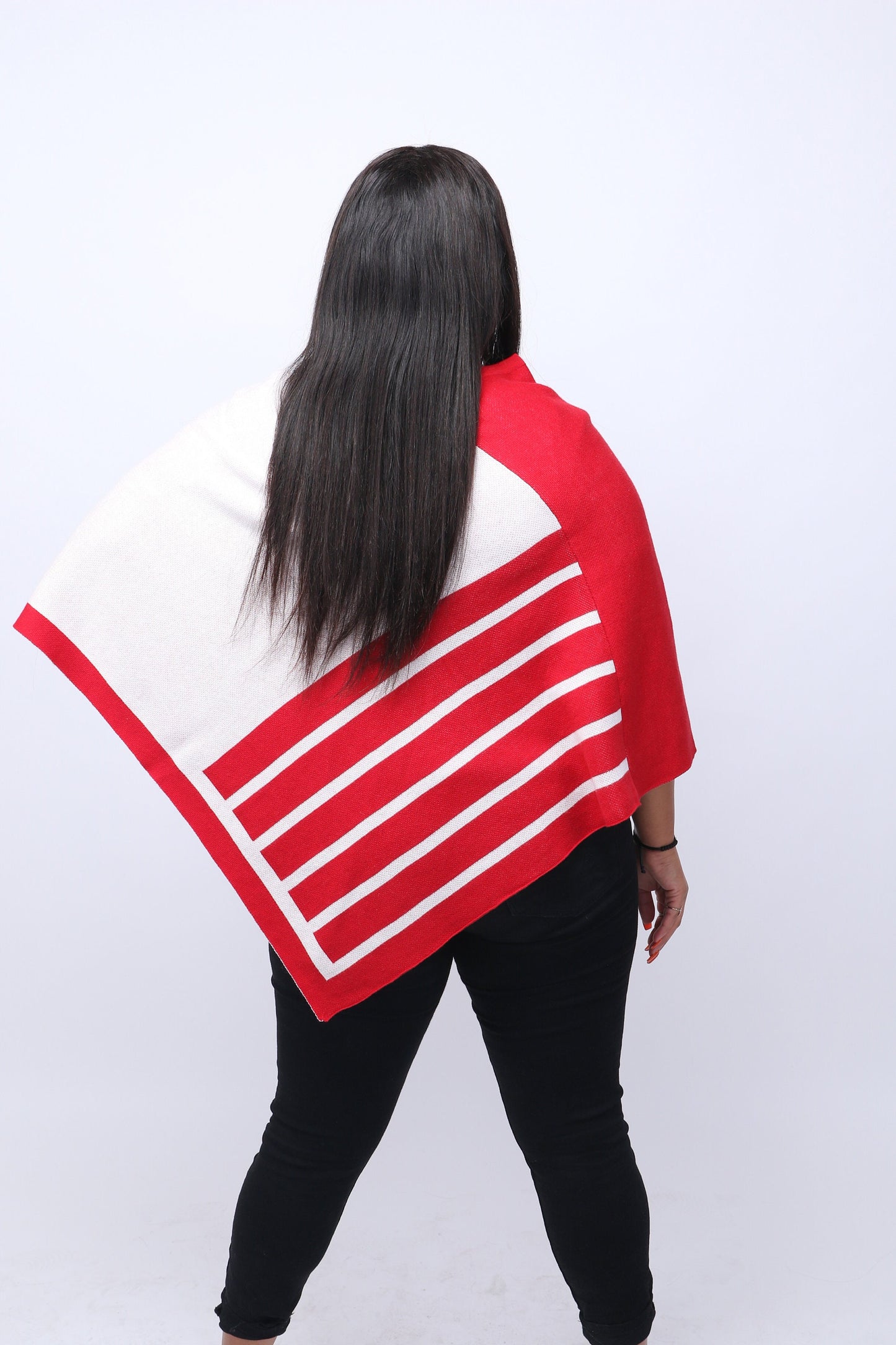 Delta Sigma Theta (DST) knitted Cozy Wrap around/ cape/ shrug/ poncho For Women, Size Fits most, 100% Cotton Stylish, Made in INDIA