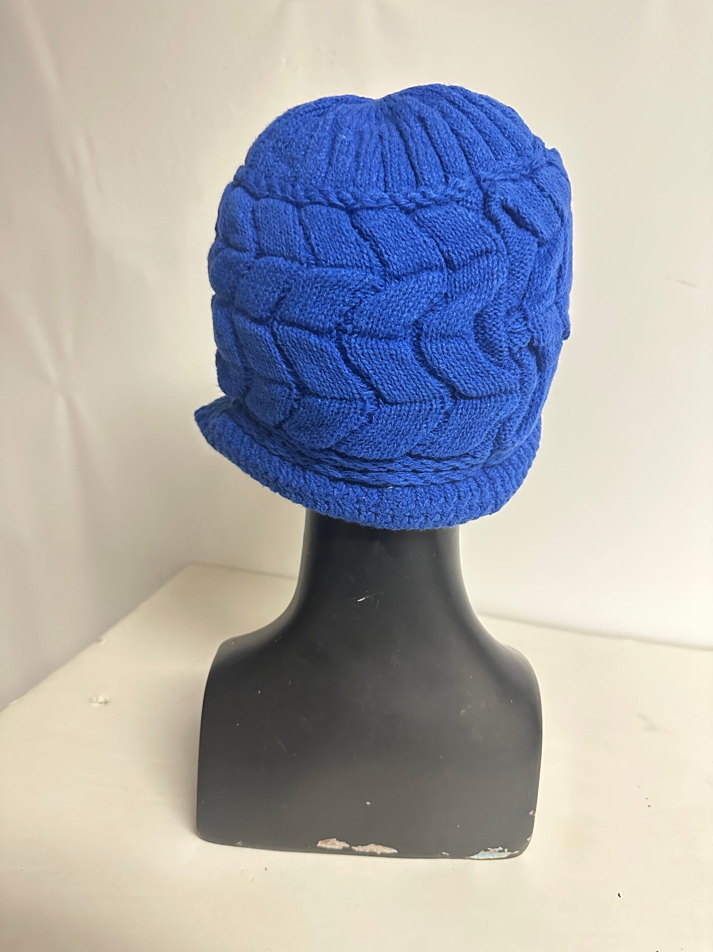 Zeta Phi Beta (ZOB) Sorority Blue color Acrylic woolen Cap/Winter hat with Greek letters on it, Reusable & Washable
