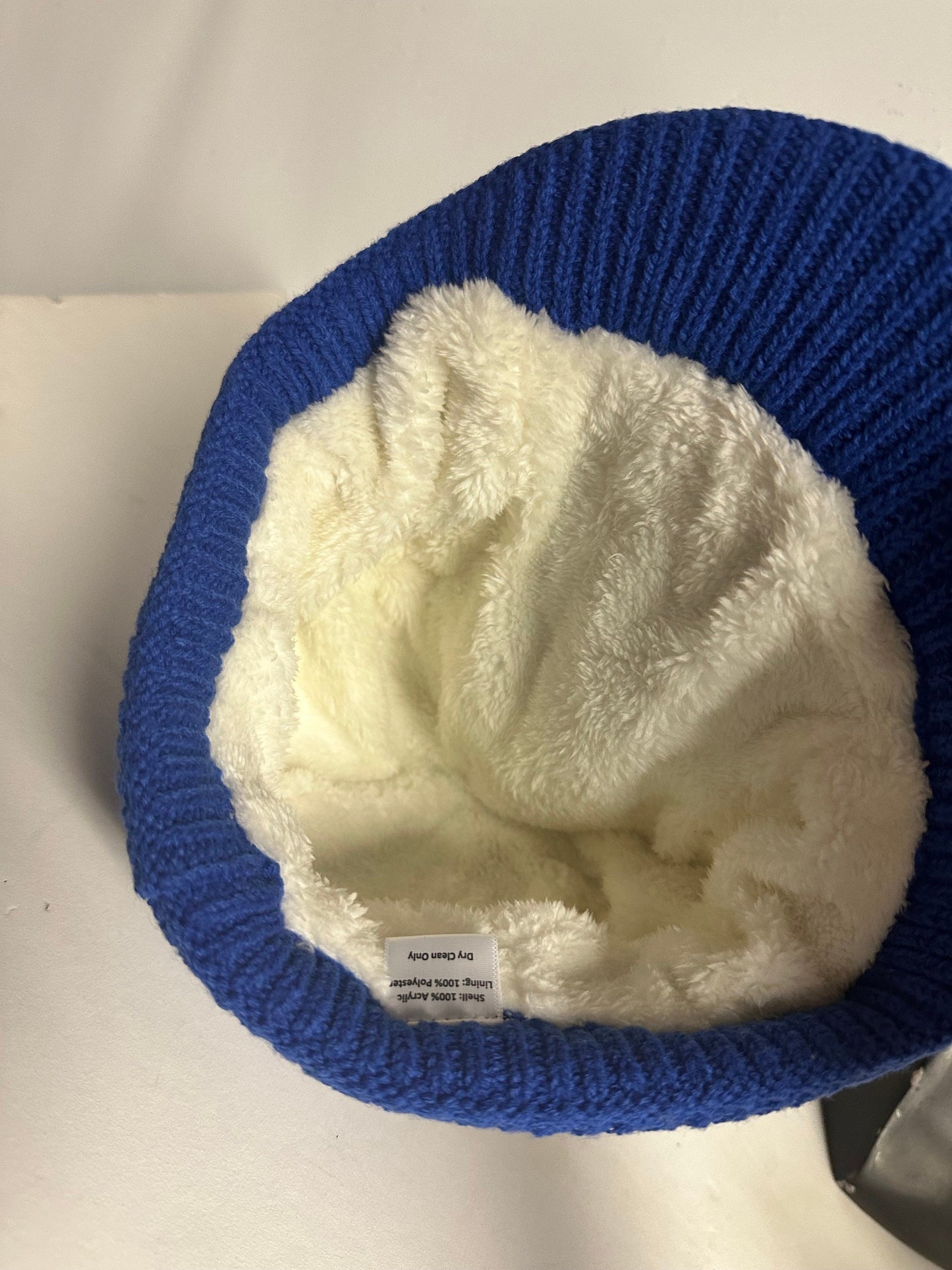 Zeta Phi Beta (ZOB) Sorority Blue color Acrylic woolen Cap/Winter hat with Greek letters on it, Reusable & Washable
