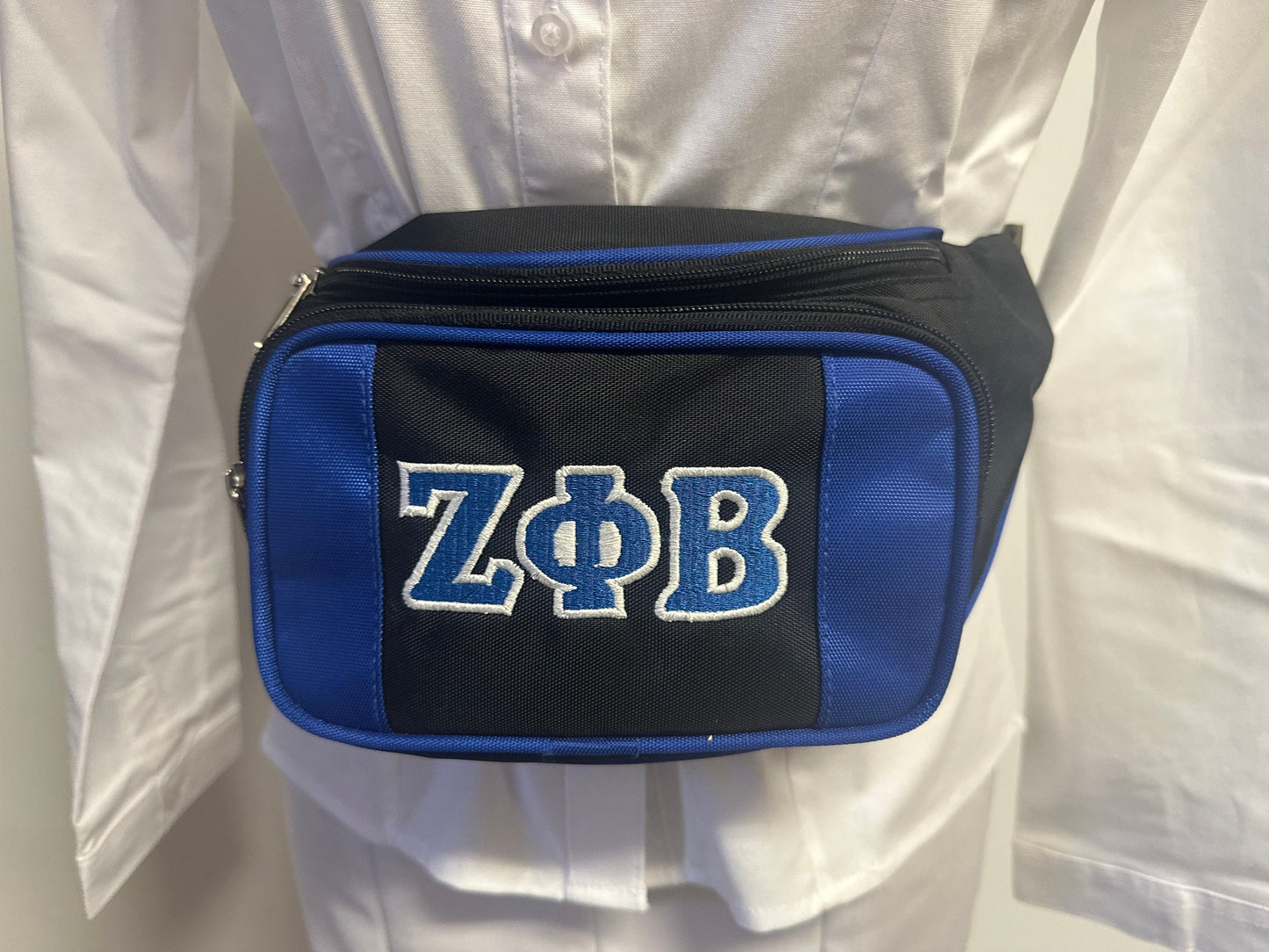 Zeta Phi Beta (ZOB) Fanny Pack - With Bling Letters and Plain Options