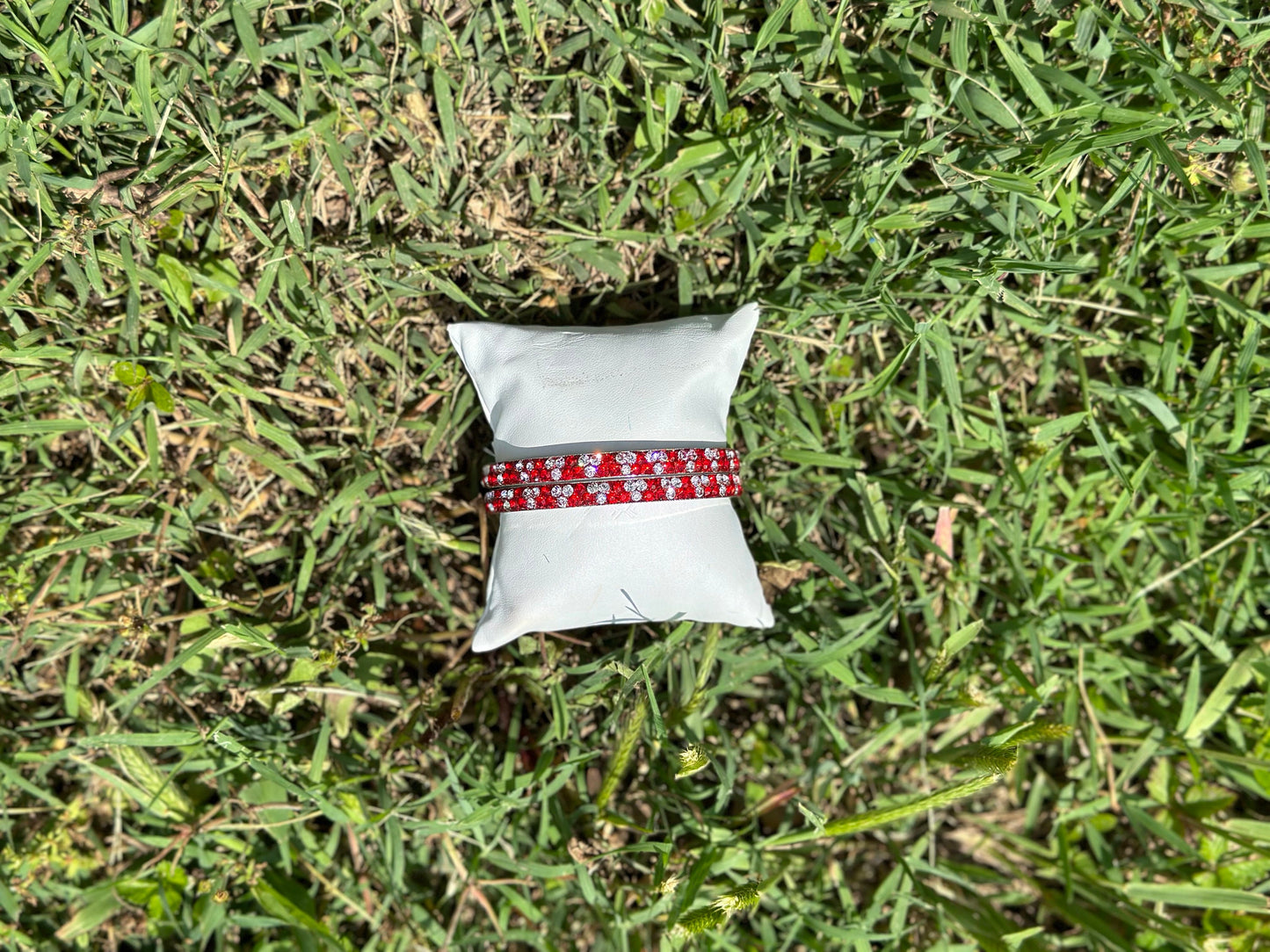 Delta Sigma Theta (DST) Rhinestone Bangle - (Pack of 2) Show Your Sorority Pride in Style!