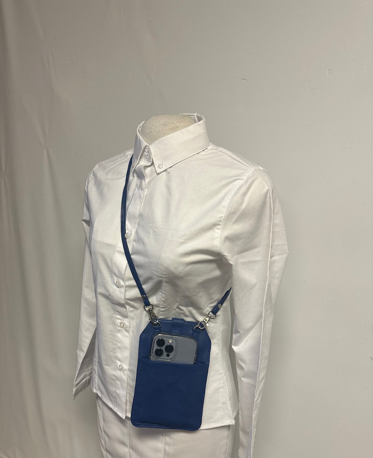 Zeta Phi Beta (ZOB) Blue color Sling/Shoulder Bag with Phone Holder For Women, Made in India