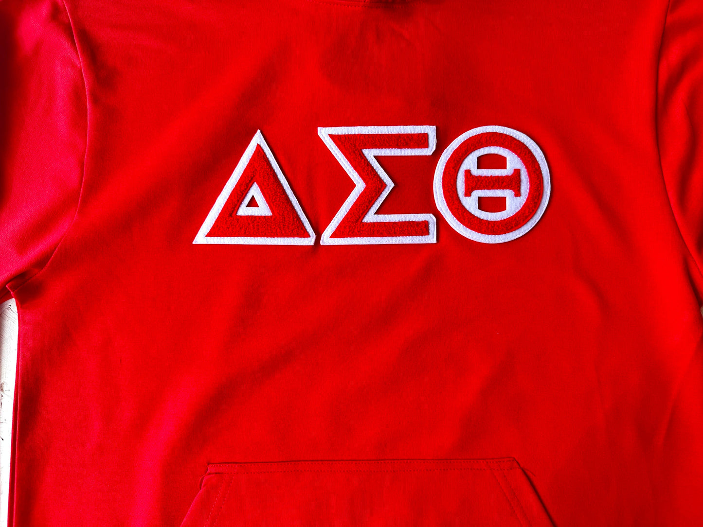Delta Sigma Theta (DST), Red hoodie/Sweatshirt for Delta soror- stay warm in Style