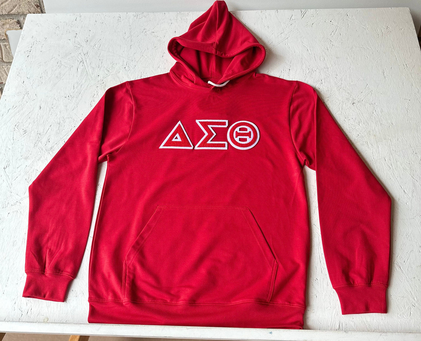 Delta Sigma Theta (DST), Red hoodie/Sweatshirt for Delta soror- stay warm in Style