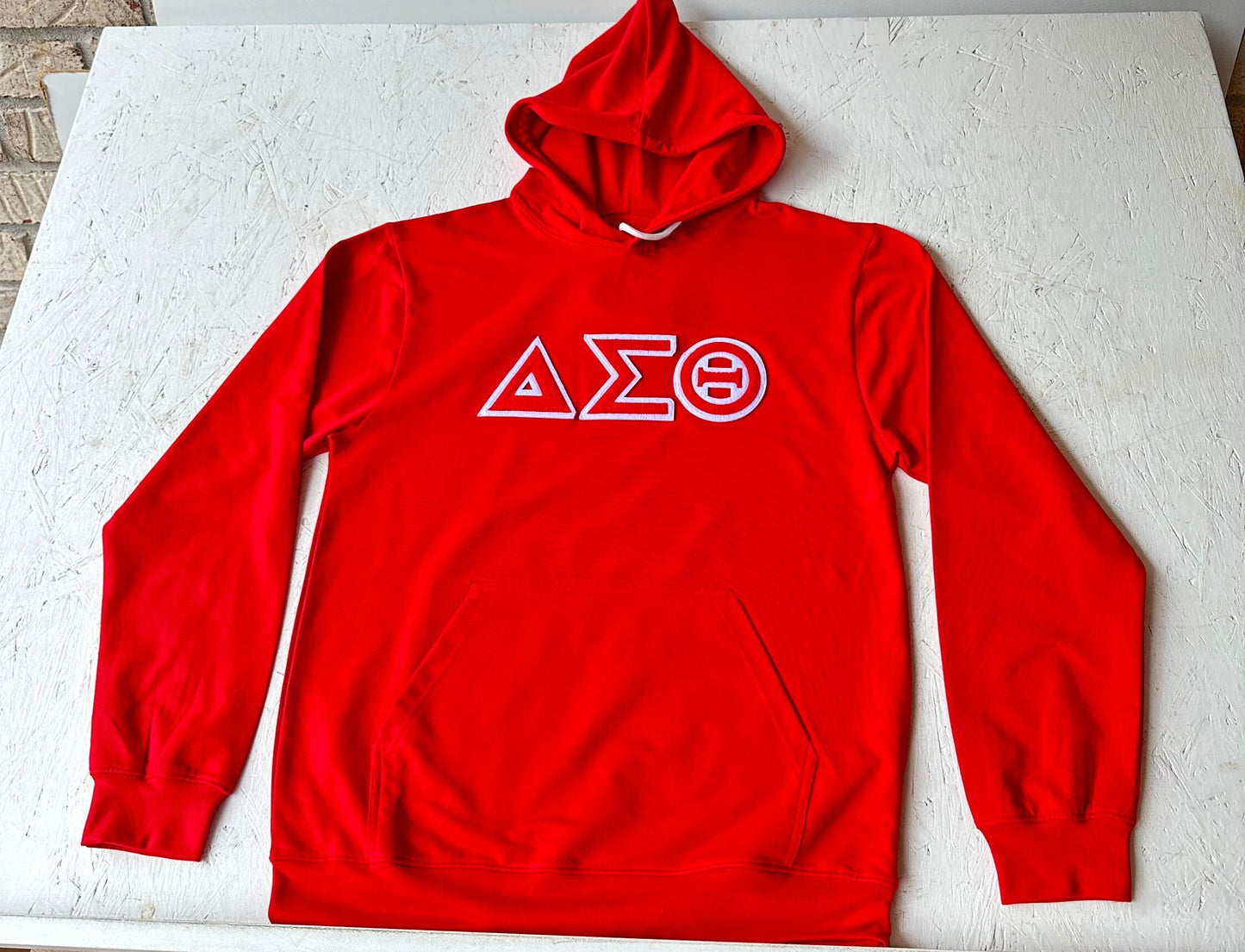 Delta Sigma Theta (DST), Red hoodie/Sweatshirt for Delta soror- stay warm in Style
