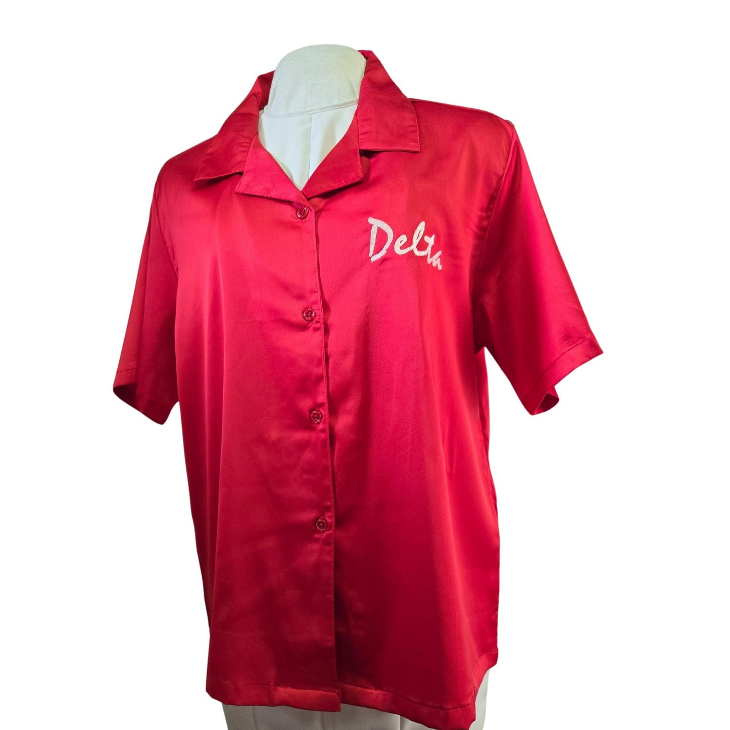Delta Sigma Theta (DST) satin night suit for Delta soror- stay warm in Style