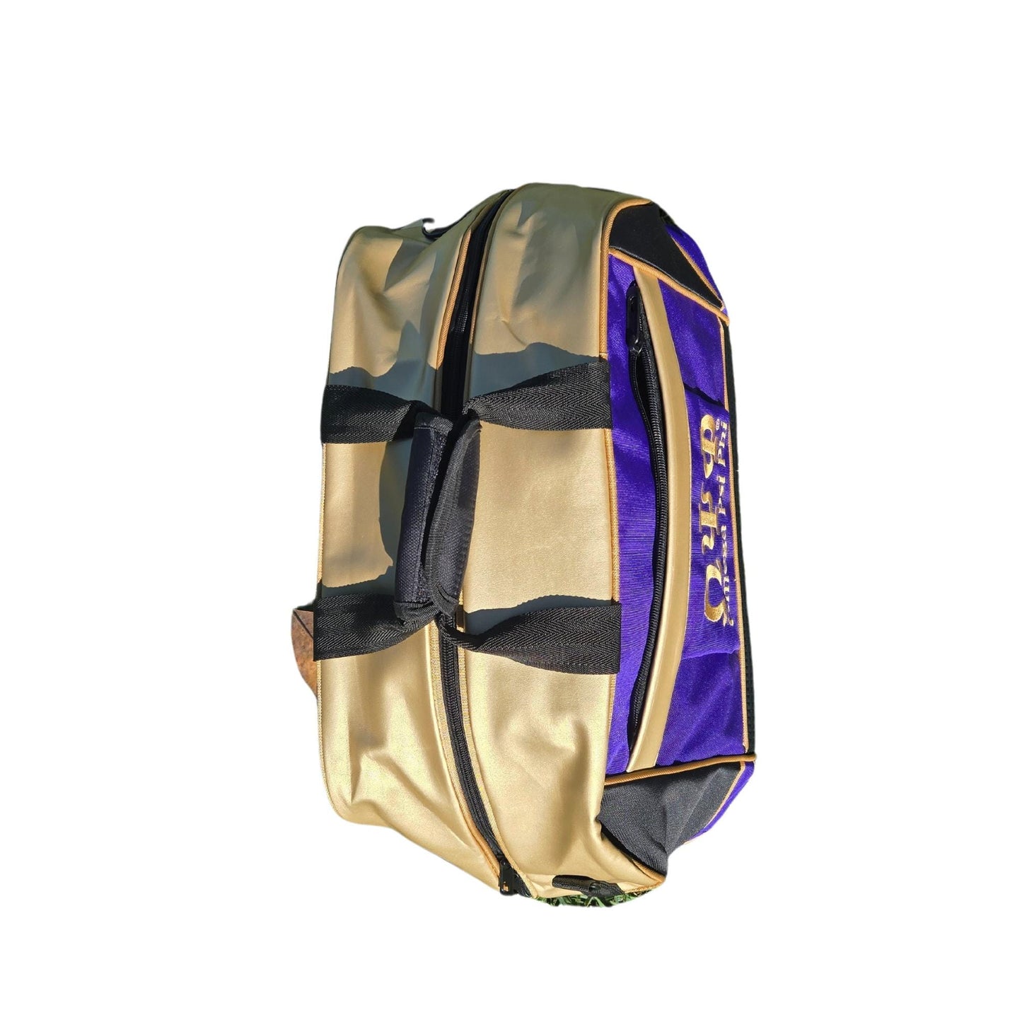 Omega Psi Phi Fraternity Royal Purple & Old Gold color GYM/ Duffle/ Bag for men
