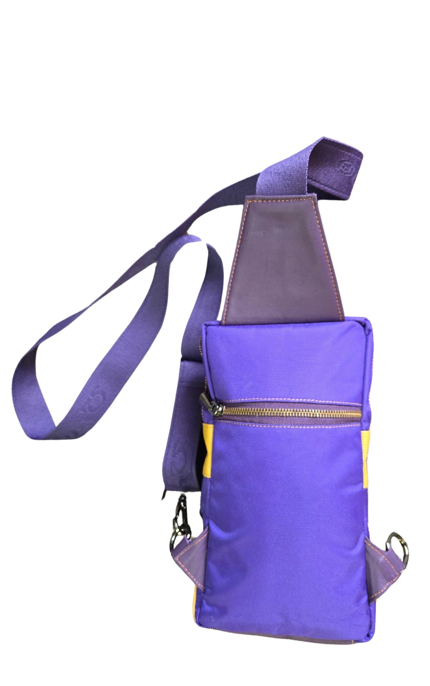 Omega Psi Phi (ΩΨΦ) Fraternity, Leather single Shoulder Crossbody Sling bag