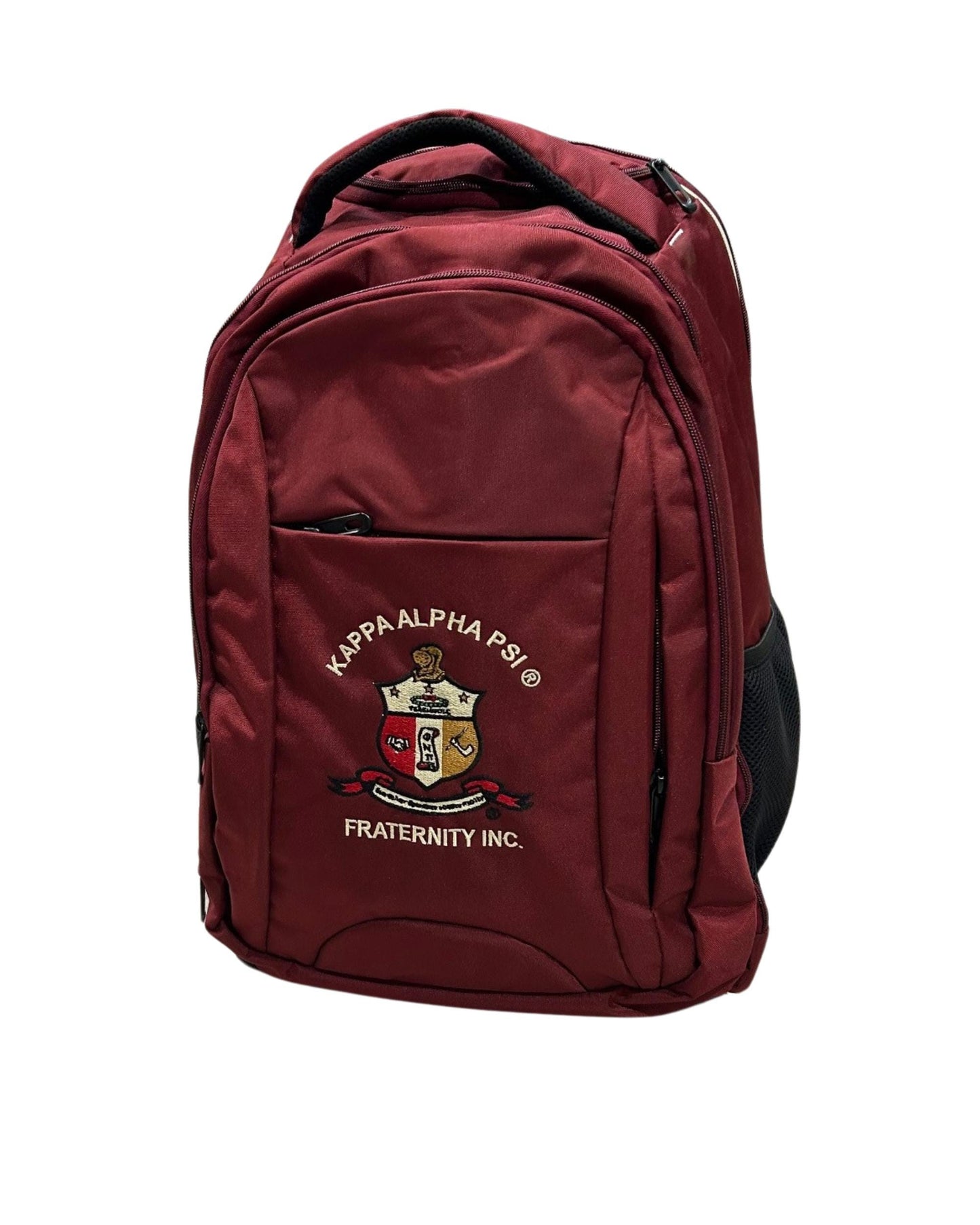 Kappa Alpha Psi (KAY) Backpack on the wheels, with laptop sleeves and several zips to put your stuff, for Kappa frat who loves to travel