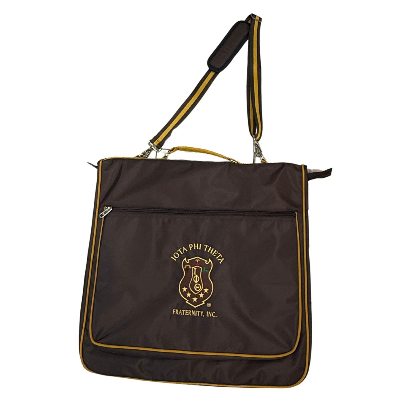 Iota Phi Theta Fraternity Garment Bag: Polyester PVC Coated Travel Bag