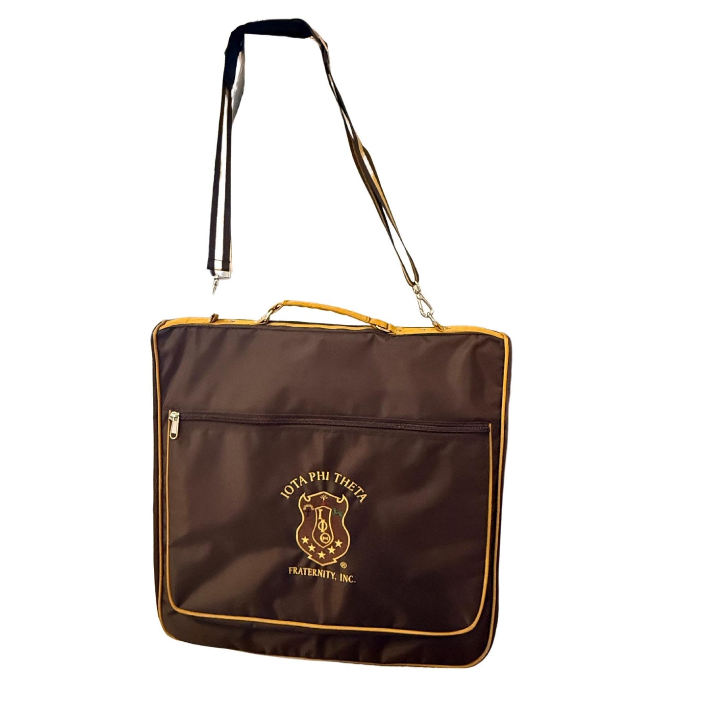 Iota Phi Theta Fraternity Garment Bag: Polyester PVC Coated Travel Bag
