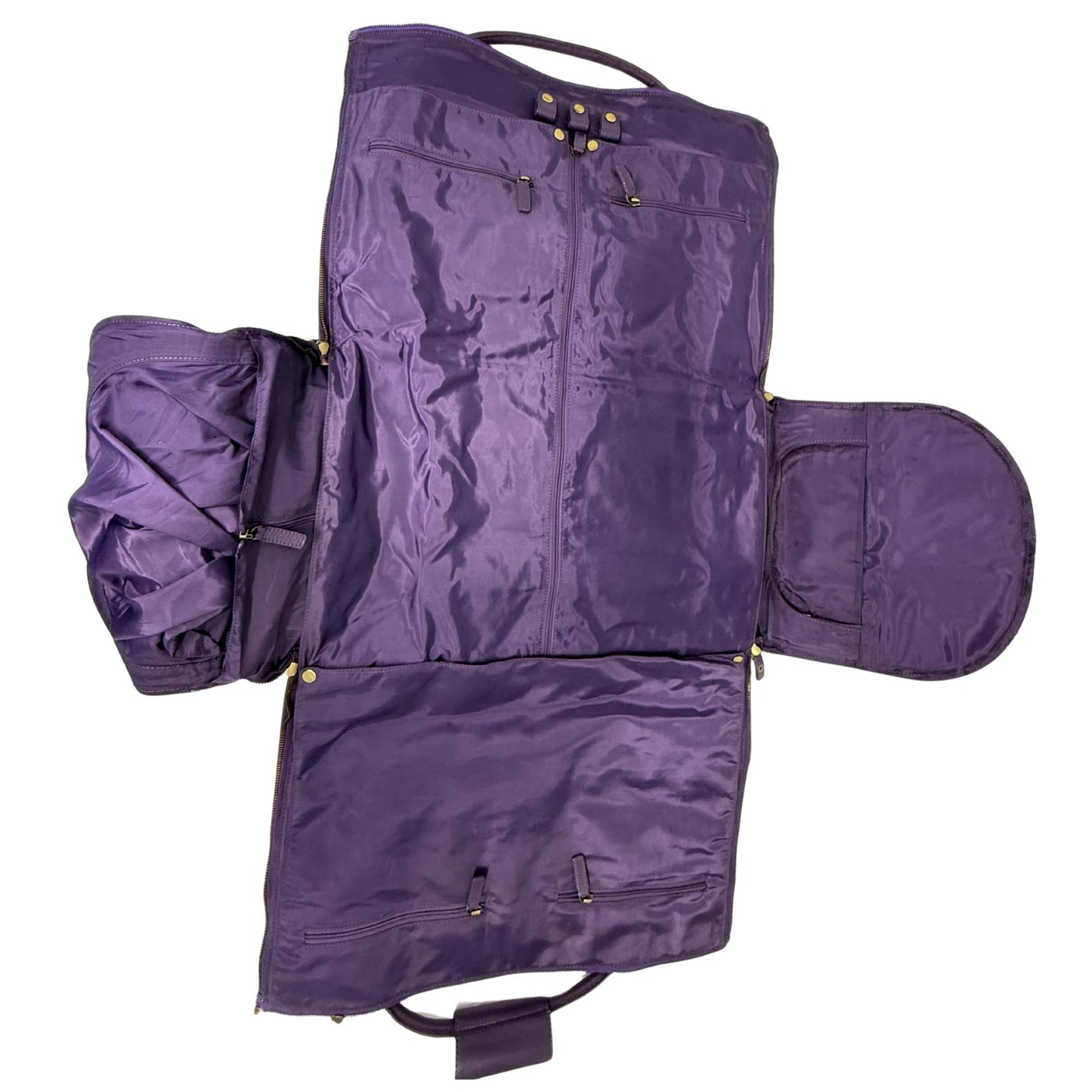 Omega Psi Phi Leather Garment Duffel Bag: Travel in Legacy