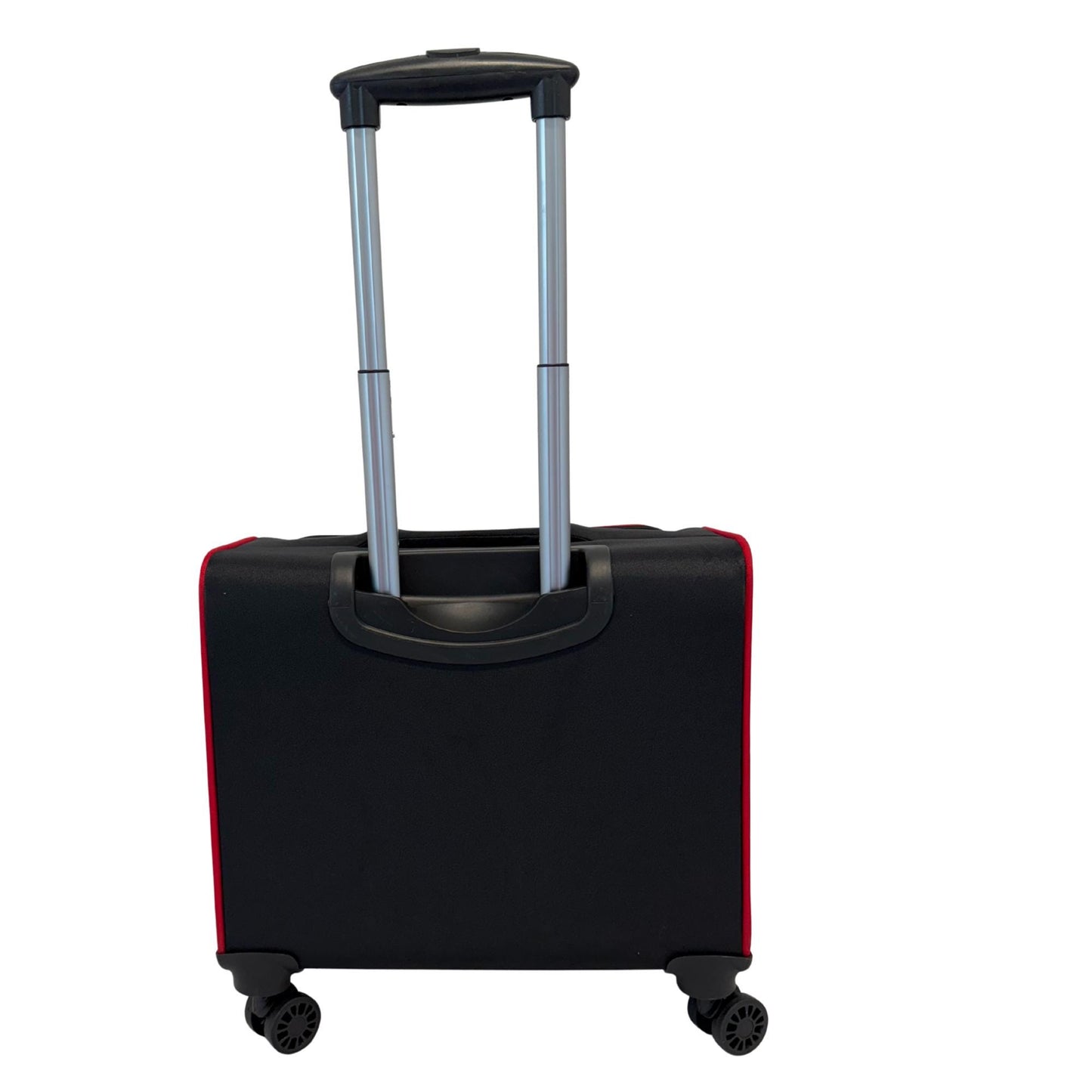 Delta Sigma Theta Laptop Trolley Bag: Red & Black Sorority Travel Luggage