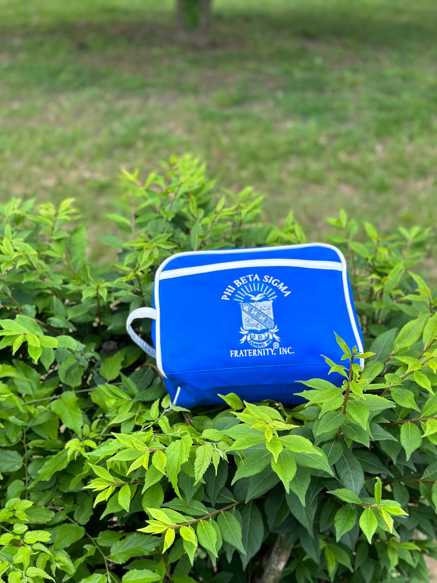 Phi Beta Sigma Toiletry Bag/ Shaving/ Travel Kit Polyester PVC Coated, For Men- 'Authorized Vendor'