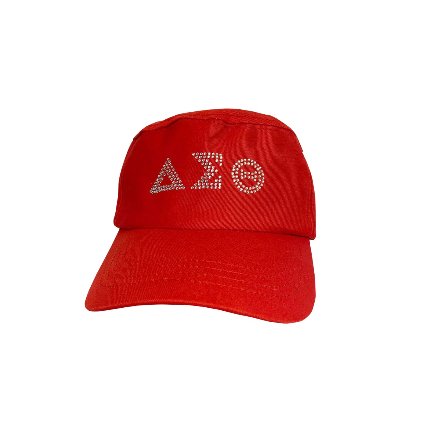 Sorority Red color Cotton baseball Cap