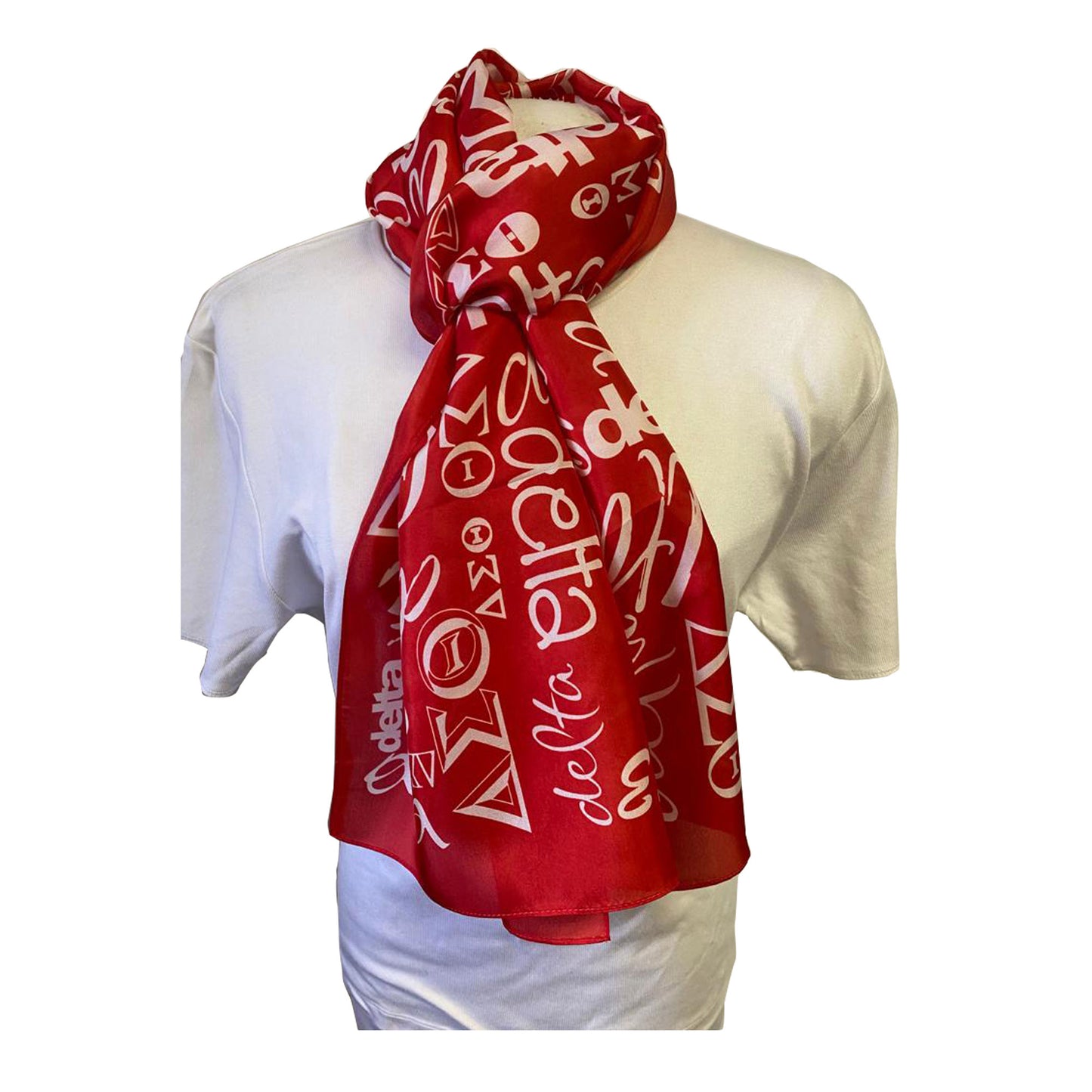 Sorority Long Silk Oblong Scarf 2