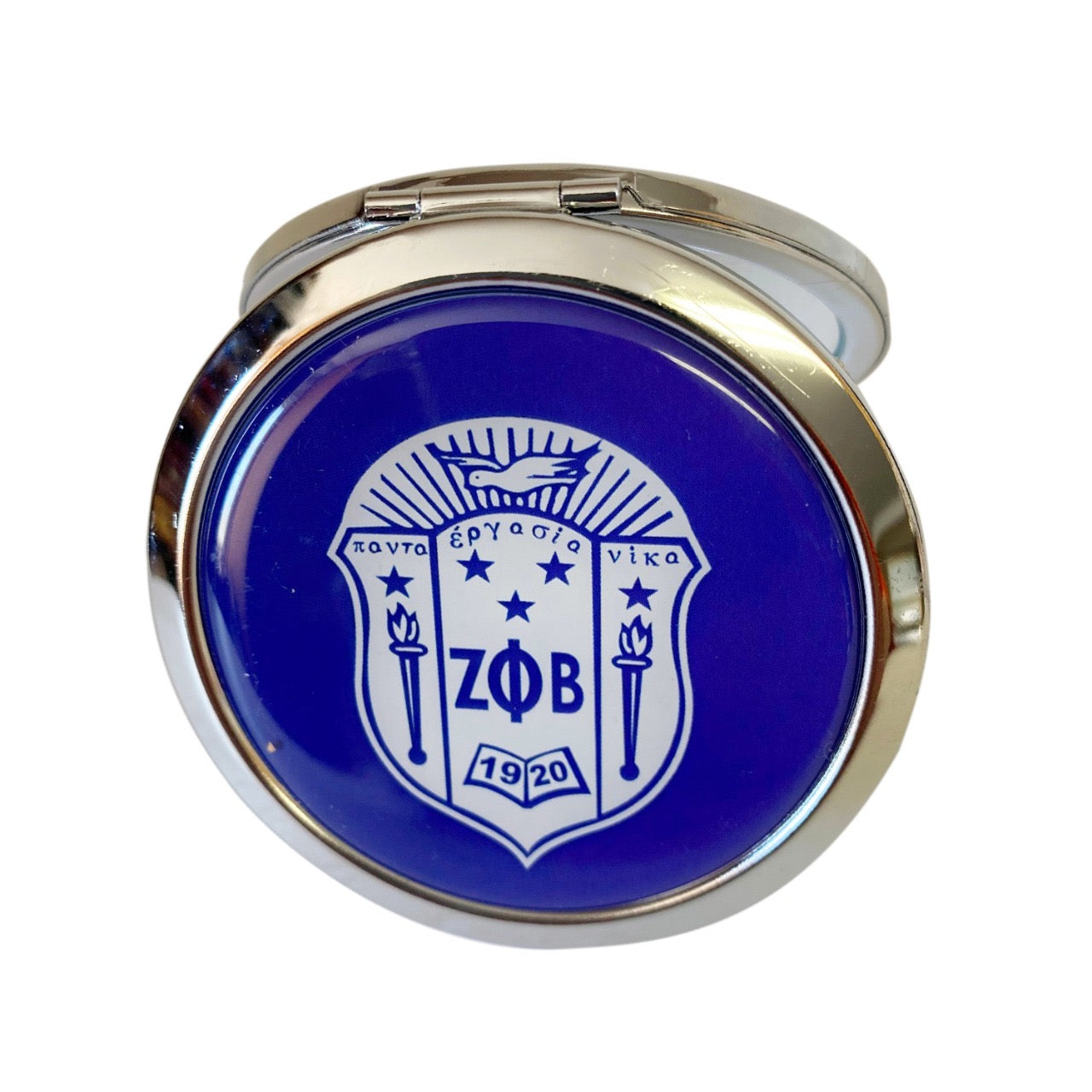 Hand Mirror- ZETA PHI BETA - blue