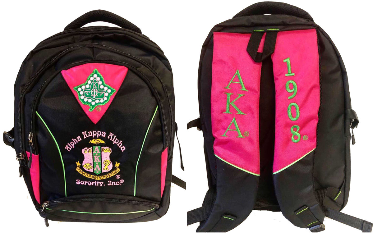  A-ka Sorority Gifts Large Backpack Personalized Laptop