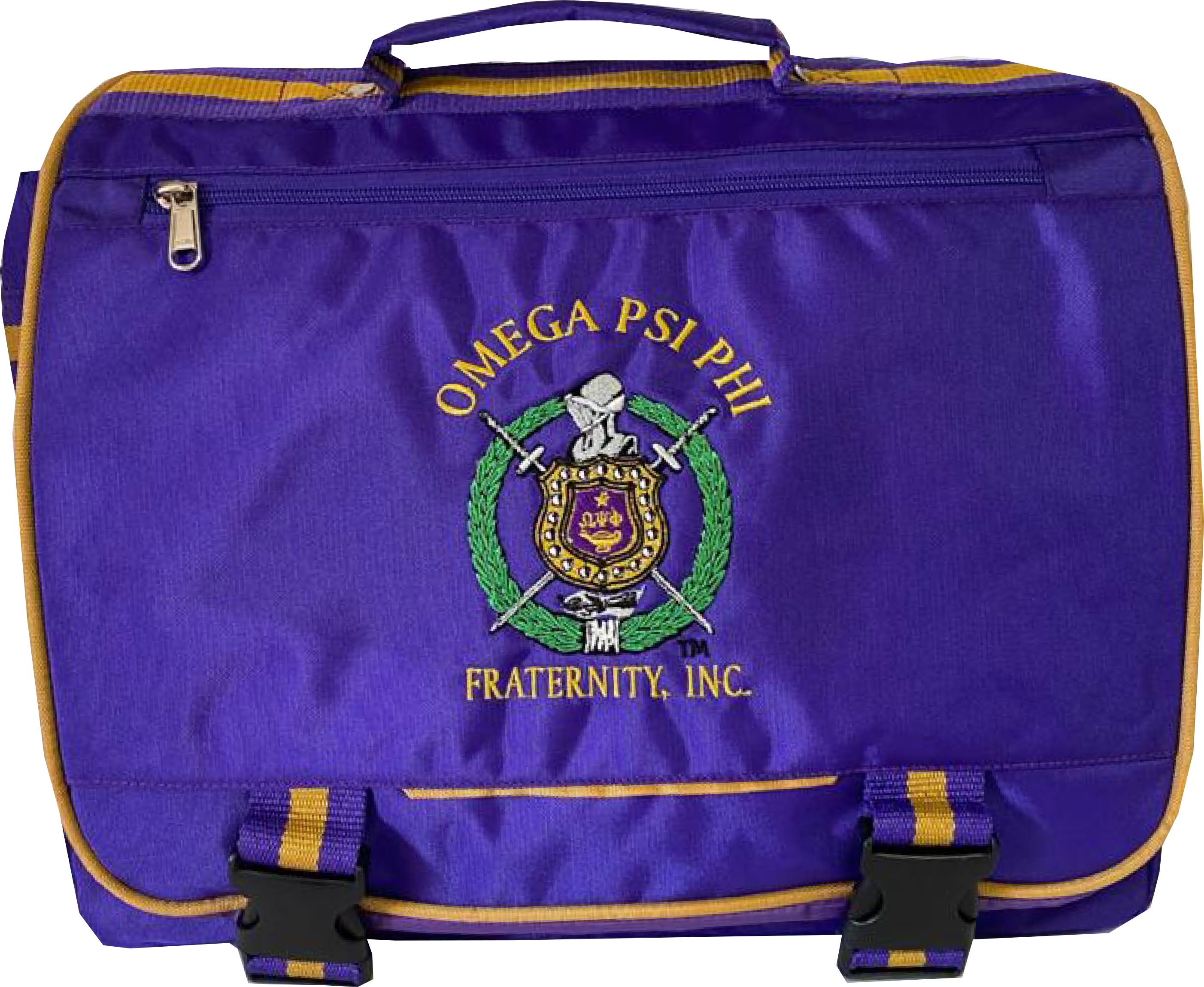 Omega Psi Phi Fraternity Royal Purple Old Gold Canvas Office B