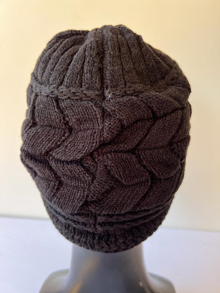Alpha Kappa Alpha AKA Pink and Black color Acrylic woolen Cap/Winter hat with Greek letters on it, Reusable & Washable.
