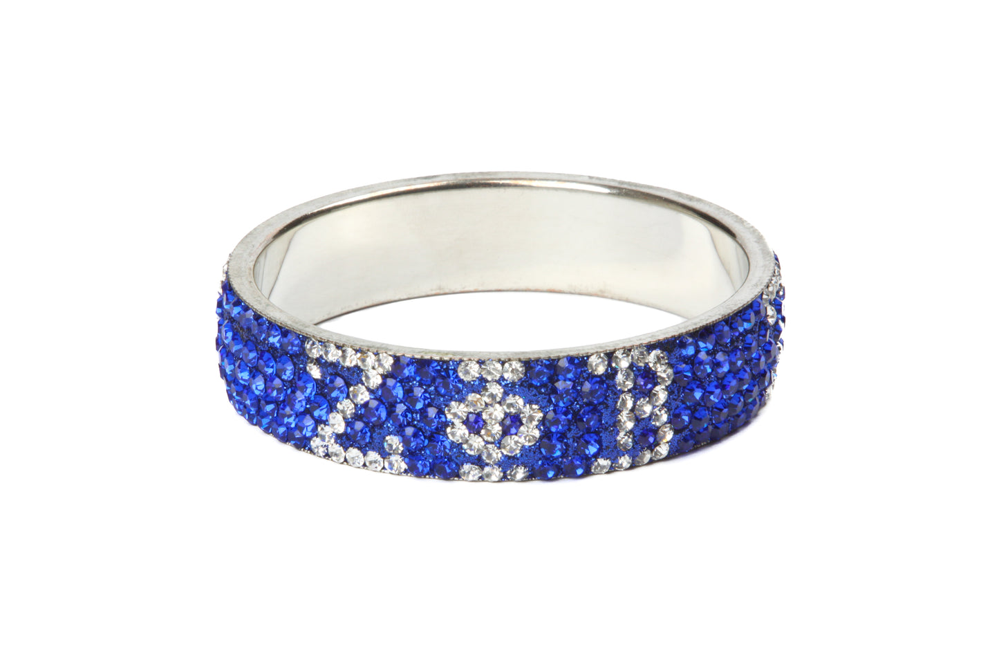 BLUE RHINESTONE BANGLES - ZETA PHI BETA