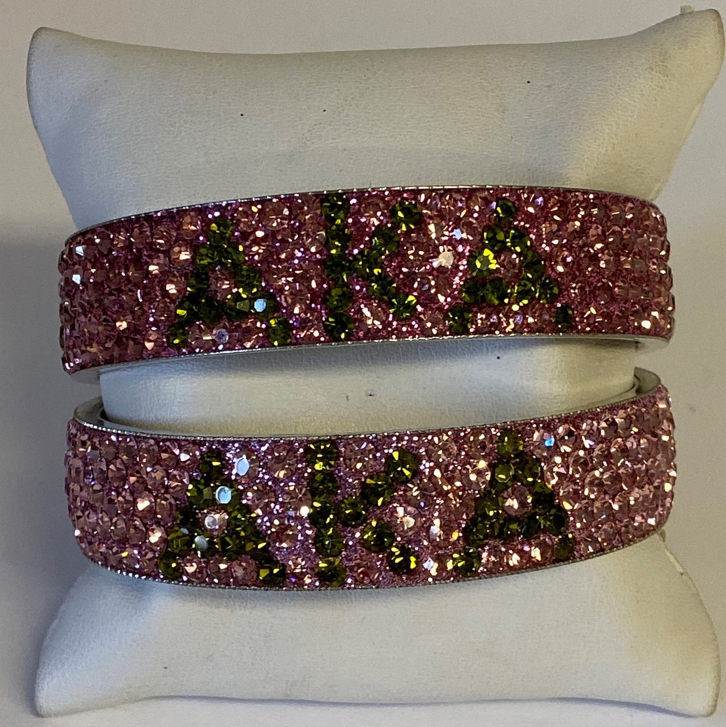 2 Rhinestone Bangle