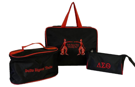 Red & Black Cosmetic Bag 4