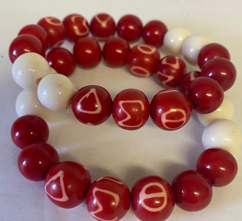 Handmade Acrylic Beaded Bracelets 1