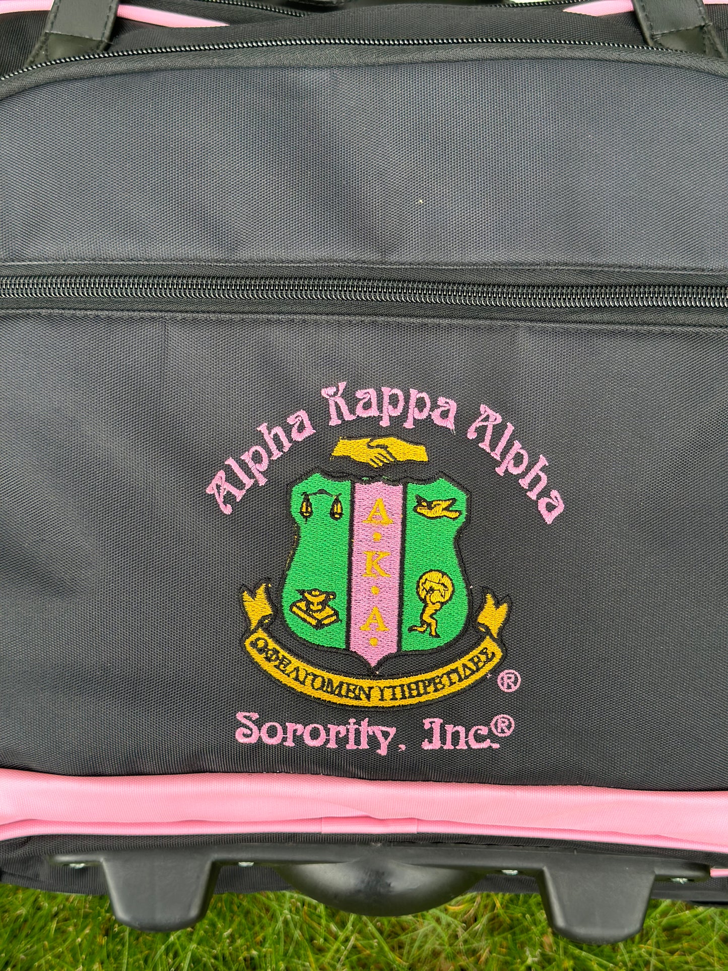Alpha Kappa Alpha (AKA) Laptop with Trolley- Luggage/cabin Bag for travelling.- authorized vendor