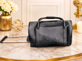 Alpha Kappa Alpha Genuine Leather 360° Garment Bag with Wheels | Convertible Garment Bag to Duffel Trolley