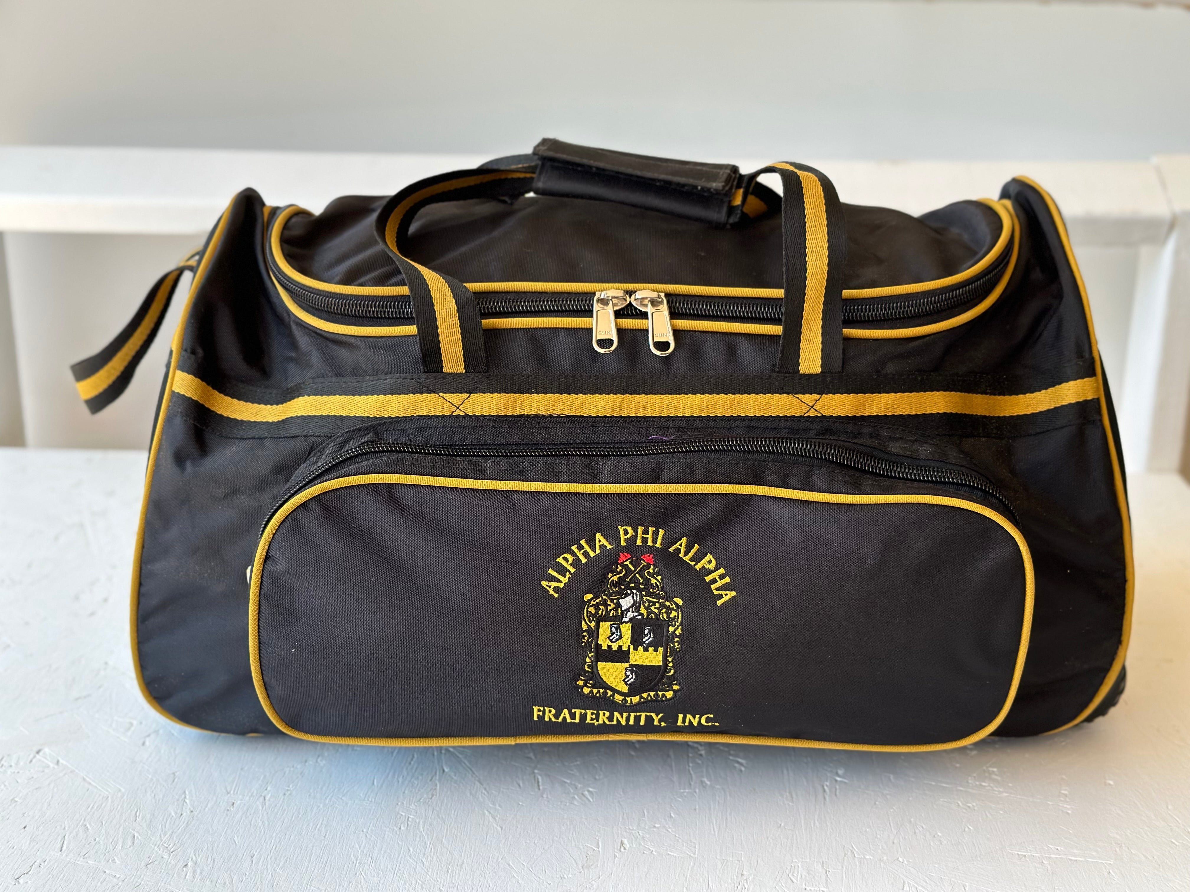 Alpha phi alpha duffle bag sale