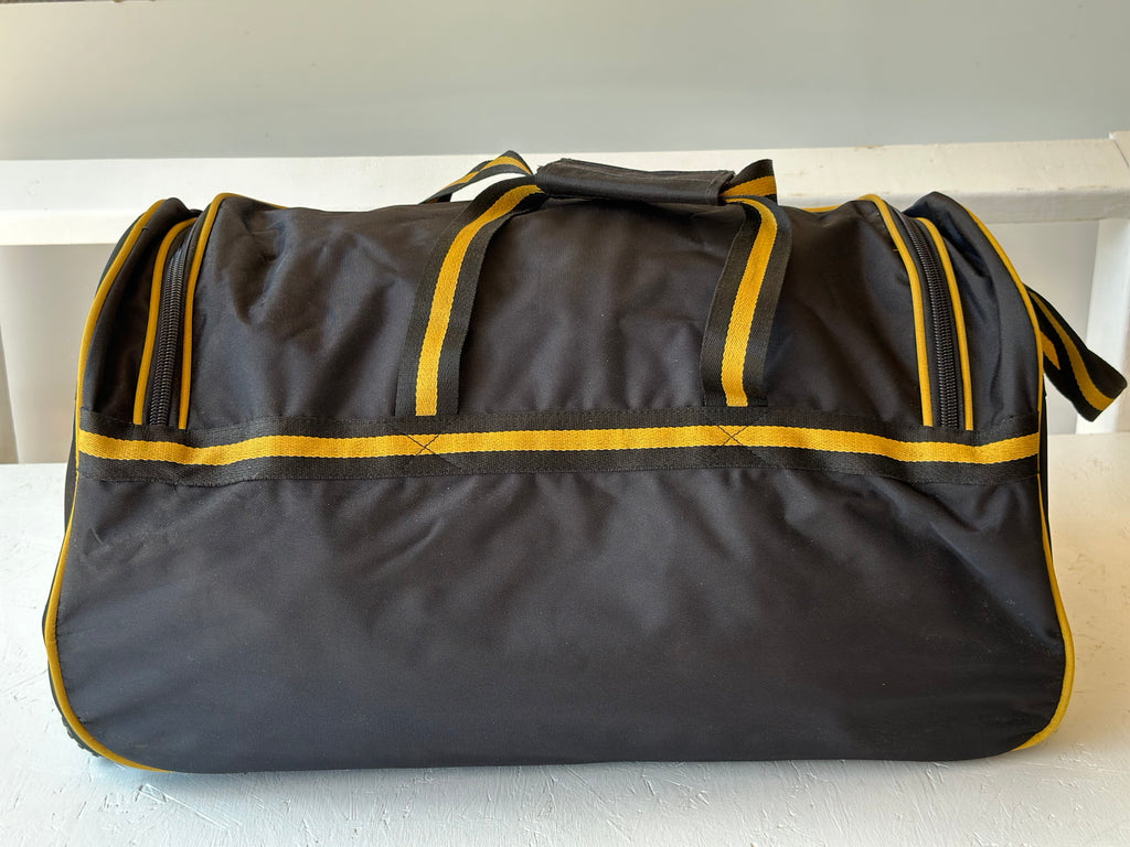 Alpha Phi Alpha Fraternity Black & Old Gold color Trolley/ Duffle/ Luggage Bag for travelling.