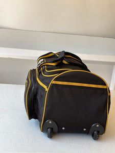 Alpha Phi Alpha Fraternity Black & Old Gold color Trolley/ Duffle/ Luggage Bag for travelling.