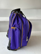 Load image into Gallery viewer, Omega Psi Phi Fraternity Royal Purple &amp; Old Gold color Laptop with Trolley- Luggage/cabin Bag for travelling.- authorized vendor
