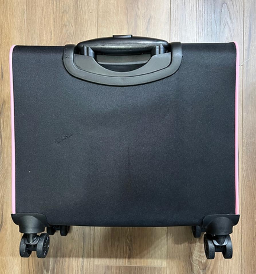 Alpha Kappa Alpha  (AKA) Black color 4 wheel Laptop Trolley