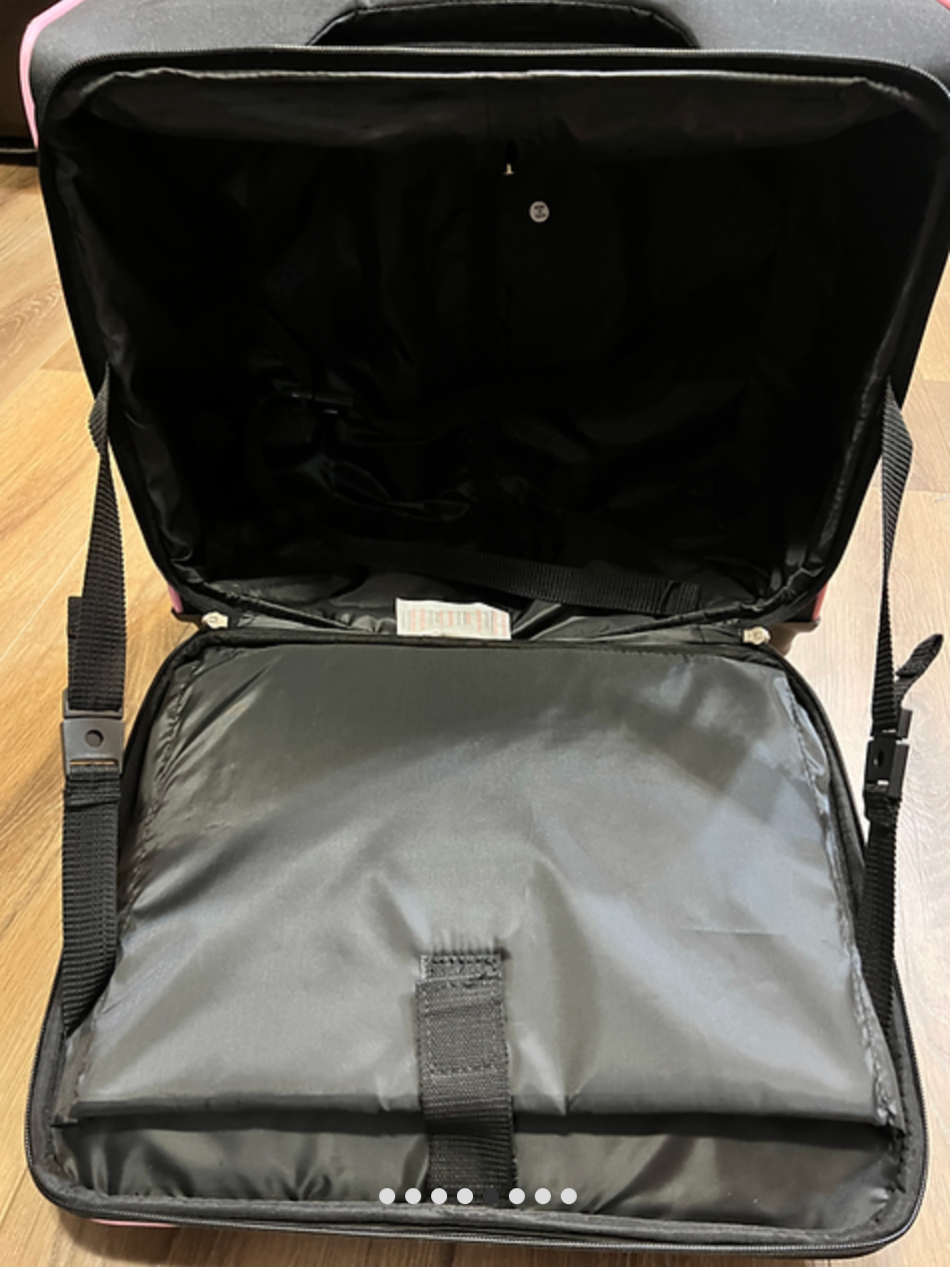 Alpha Kappa Alpha  (AKA) Black color 4 wheel Laptop Trolley