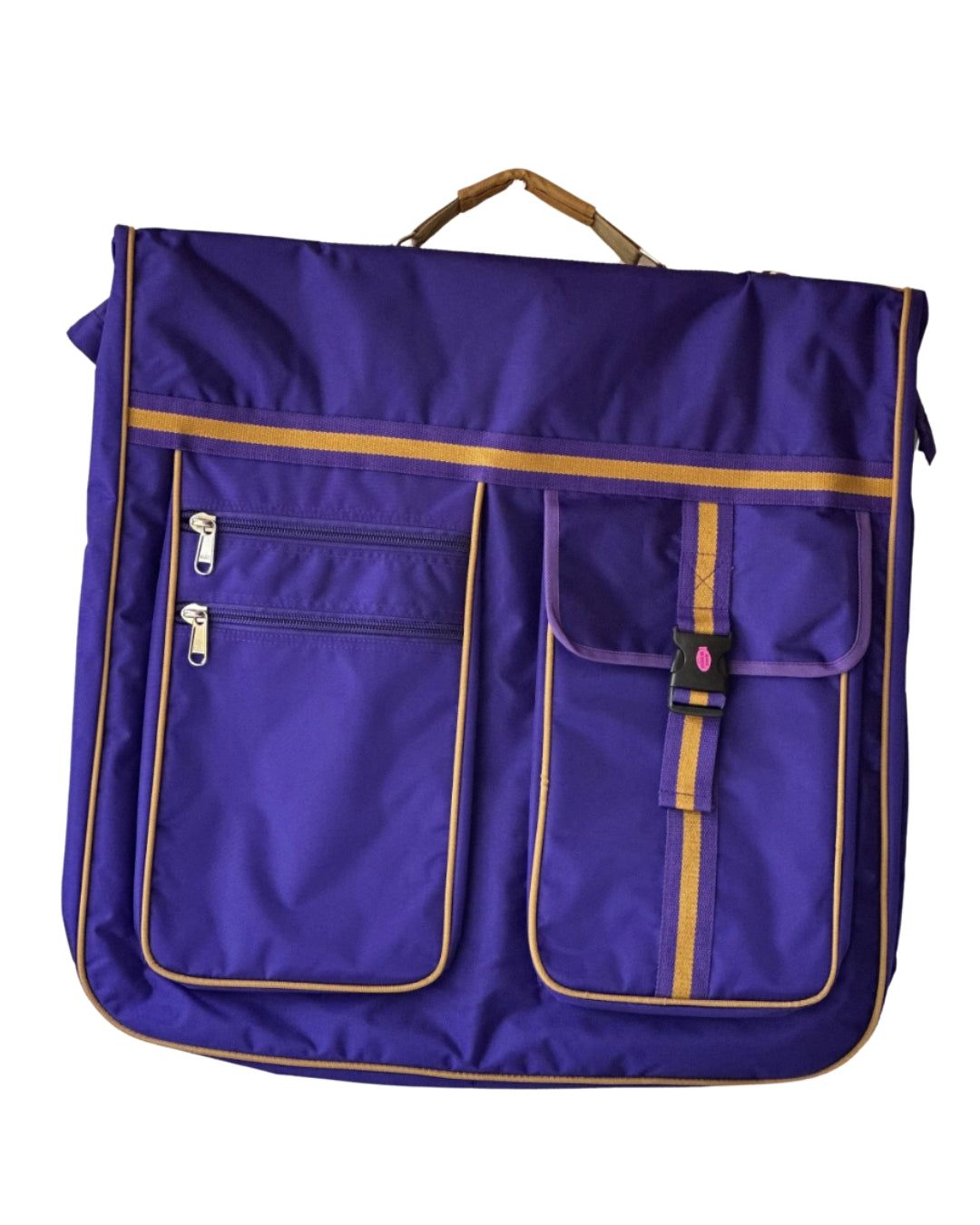 Omega Psi Phi Fraternity Polyester PVC Coated Garment Bag for travelling- suitable for all sort of clothing & accessories