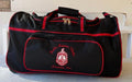 Delta Sigma Theta (DST) Red & Black color Trolley/ Duffle/ Luggage Bag for travelling.- authorized vendor