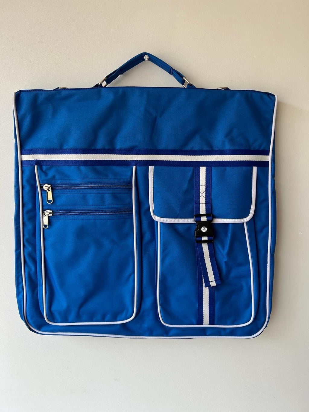 Zeta Phi Beta (ZOB) Sorority Polyester PVC Coated Garment Bag for travelling- suitable for all sort of clothing & accessories.