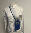 Zeta Phi Beta  (ZOB) Blue color Sling/Shoulder Bag with Phone Holder For Women, Made in India