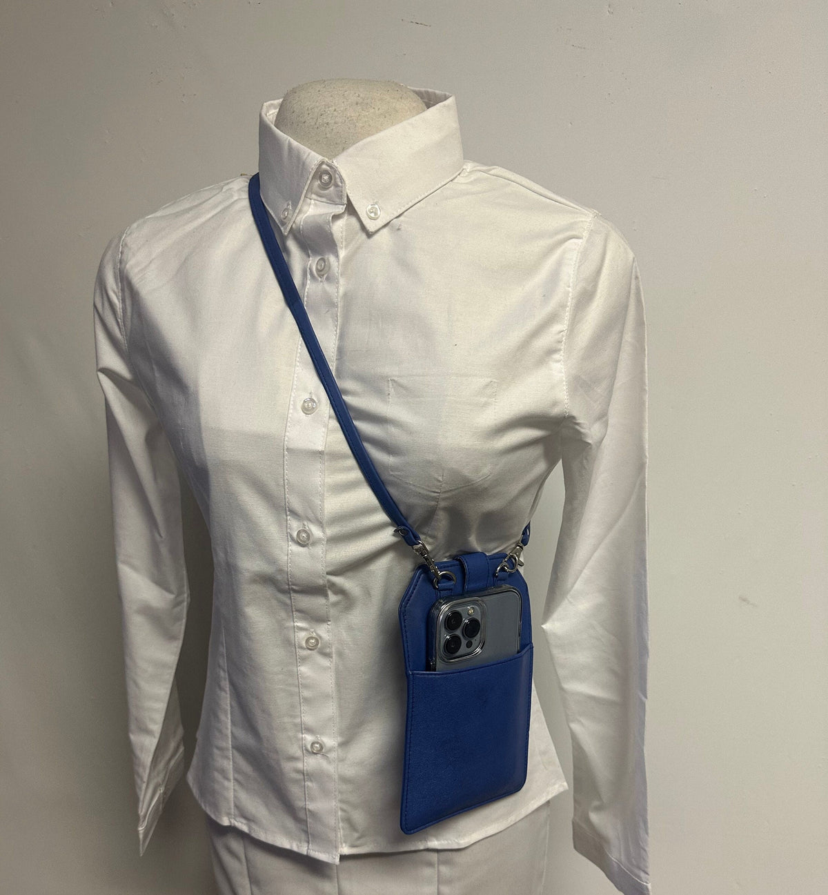 Zeta Phi Beta  (ZOB) Blue color Sling/Shoulder Bag with Phone Holder For Women, Made in India
