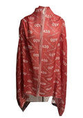 Delta Sigma Theta (ΔΣΘ) Sorority Reversible Shawl/Scarf/ muffler/Wrap around/ Stole/ Boho with DST Letters Red  Color, For Women