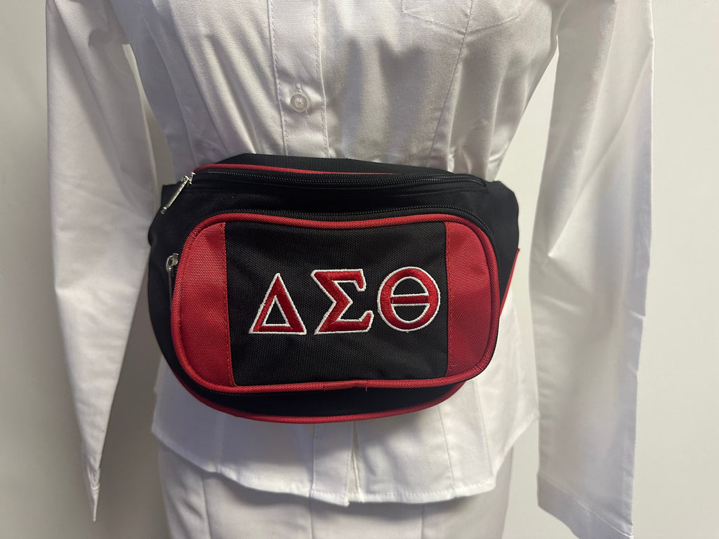 Delta Sigma Theta (DST) Fanny Pack - With GREEK Letters