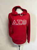 Delta Sigma Theta (DST), Red hoodie/Sweatshirt for Delta soror- stay warm in Style