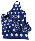 Zeta Phi Beta (ZOB) BAKER SET- Blue & White